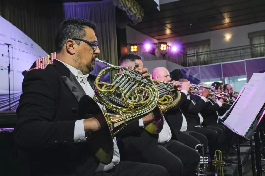 01510 | 09/08/2024 - 52º Festival de Cinema de Gramado - Abertura oficial do Festival - Orquestra Sinfônica de Gramado | Foto: Ticiane da Silva/Agência Pressphoto