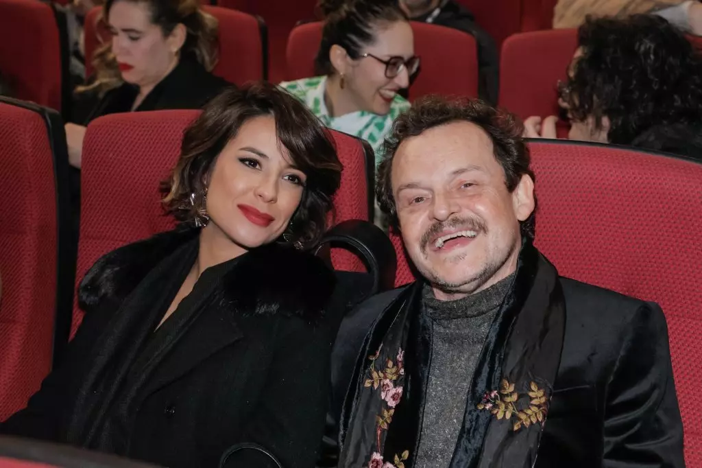 03513 | 10/08/2024 - 52º Festival de Cinema de Gramado - atriz Andréia Horta e o homenageado com Troféu Oscarito, Matheus Nachtergaele | Foto: Cleiton Thiele/Agência Pressphoto